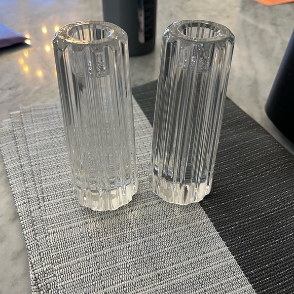 Tiffany & Co. Accents Tiffany Co Crystal Candle Holders Poshmark